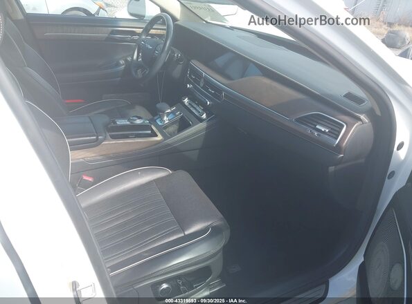 KMTF54PH9MU089274 2021 GENESIS G90 White წინა სალონის ხედი