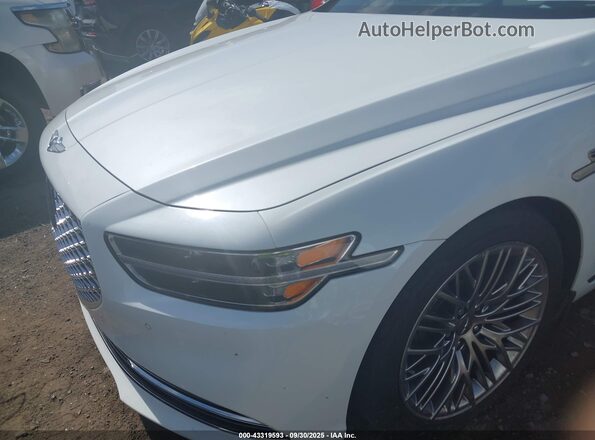 KMTF54PH9MU089274 2021 GENESIS G90 White წინა ხედი
