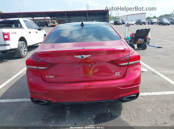 KMTFN4JE2KU310225 2019 GENESIS G80 Red 
