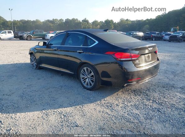 KMTFN4JE7LU337194 2020 GENESIS G80 Black უკანა მარცხენა