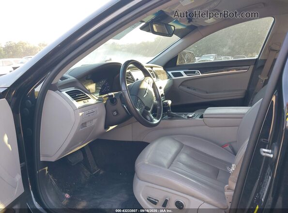 KMTFN4JE7LU337194 2020 GENESIS G80 Black წინა სალონის ხედი