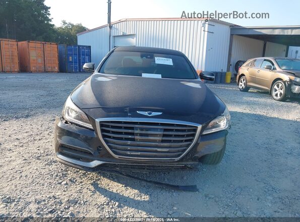 KMTFN4JE7LU337194 2020 GENESIS G80 Black ხელსაწყოთა პანელის ხედი