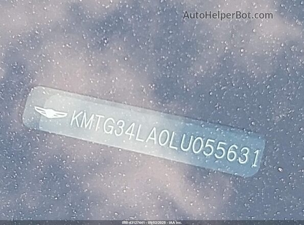 KMTG34LA0LU055631 2020 GENESIS G70 Blue 