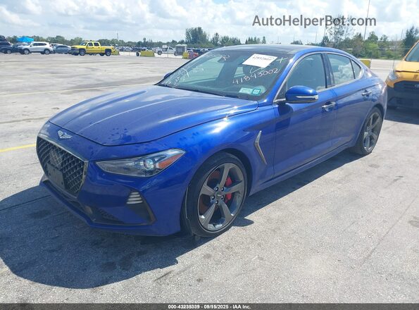 KMTG34LE2MU066635 2021 GENESIS G70 Blue 