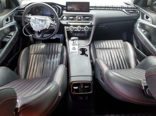 KMTG54TEXNU084022 2022 GENESIS G70 White წინა პანელის ხედი