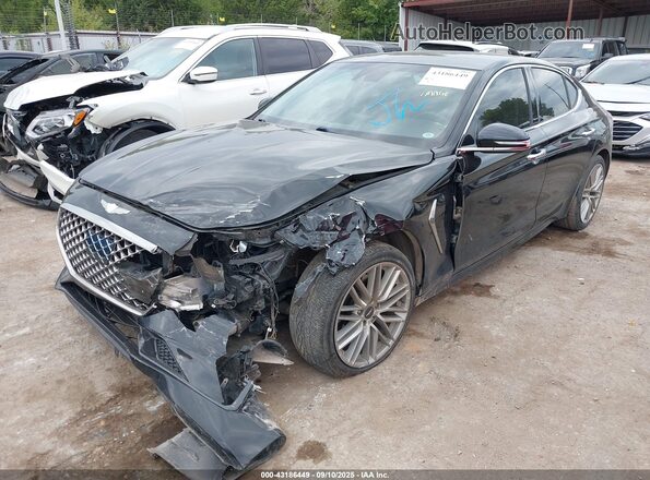 KMTG64LA4LU050990 2020 GENESIS G70 Black Przód lewy
