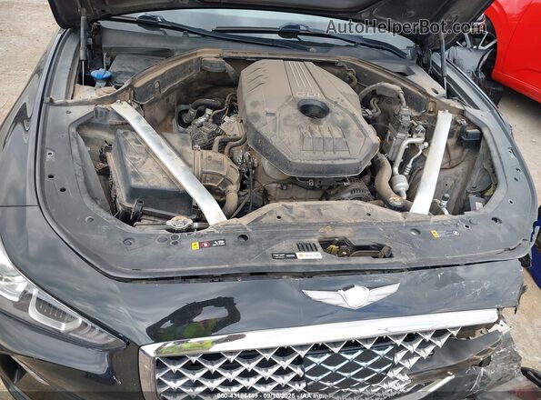 KMTG64LA4LU050990 2020 GENESIS G70 Black Widok z tyłu