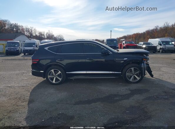 KMUHCESC5PU109066 2023 GENESIS GV80 Black უკანა სალონის ხედი