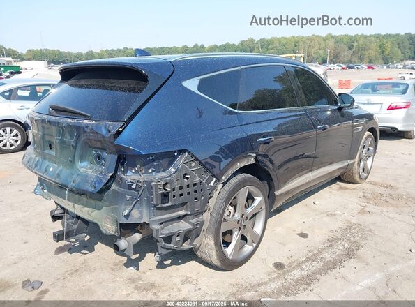 KMUHCESC6MU047091 2021 GENESIS GV80 Dark Blue Задняя правая четверть