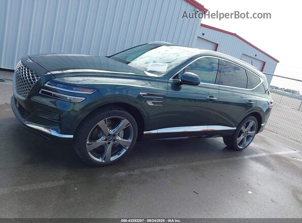 KMUHCESC7PU115046 2023 GENESIS GV80 Green Սալոնի 360 աստիճան տեսք