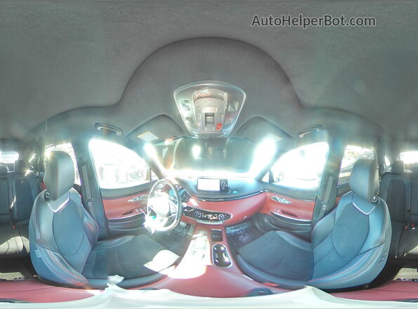 KMUMCDTC7NU073658 2022 GENESIS GV70 Black Панорамний вид салону 360°
