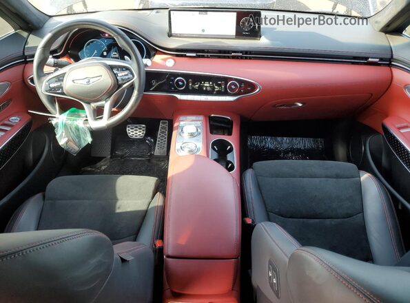 KMUMCDTC7NU073658 2022 GENESIS GV70 Black Вид панелі приладів