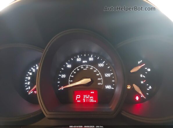 KNADM4A37H6015820 2017 KIA RIO Черный 