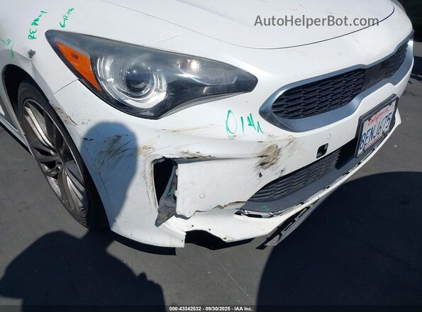 KNAE15LA2J6041245 2018 KIA STINGER White 
