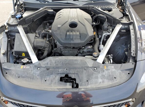 KNAE15LA5L6085243 2020 KIA STINGER Black Widok wnętrza z tyłu