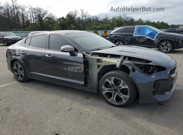 KNAE15LA5L6085243 2020 KIA STINGER Black Przód prawy