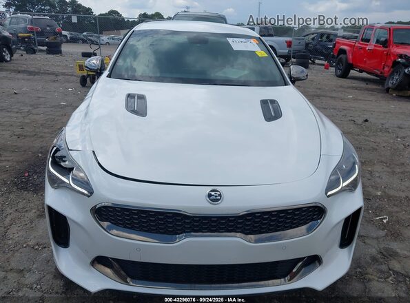 KNAE35LC0L6079667 2020 KIA STINGER White Սարքավորումների վահանակի տեսք