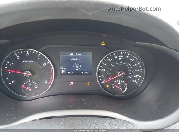 KNAE35LC0L6079667 2020 KIA STINGER White Հետևի նստատեղերի տեսք