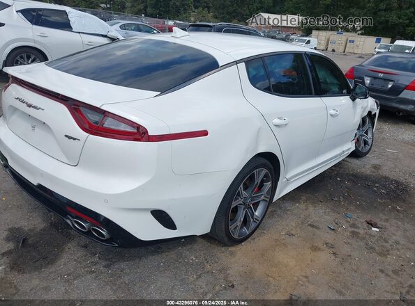 KNAE35LC0L6079667 2020 KIA STINGER White Հետևի աջ