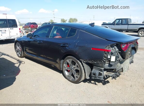 KNAE35LC2M6098108 2021 KIA STINGER Gray Trasero izquierdo