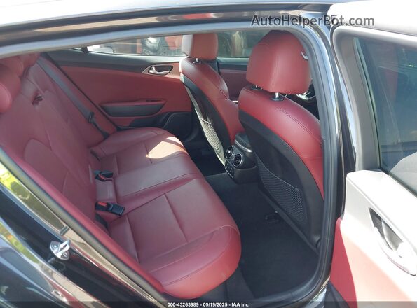 KNAE35LC2M6098108 2021 KIA STINGER Gray Vista de la etiqueta del VIN