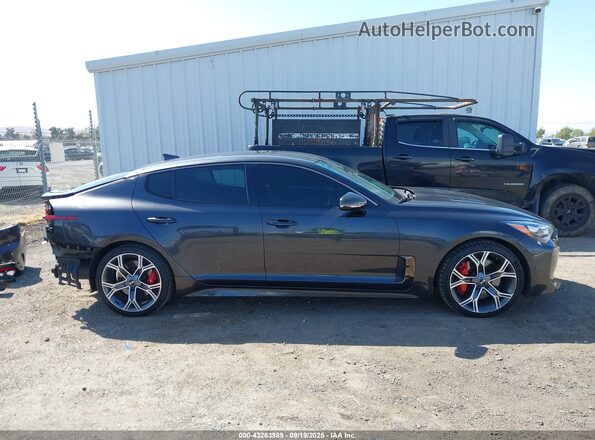KNAE35LC2M6098108 2021 KIA STINGER Gray Vista interior de 360 grados