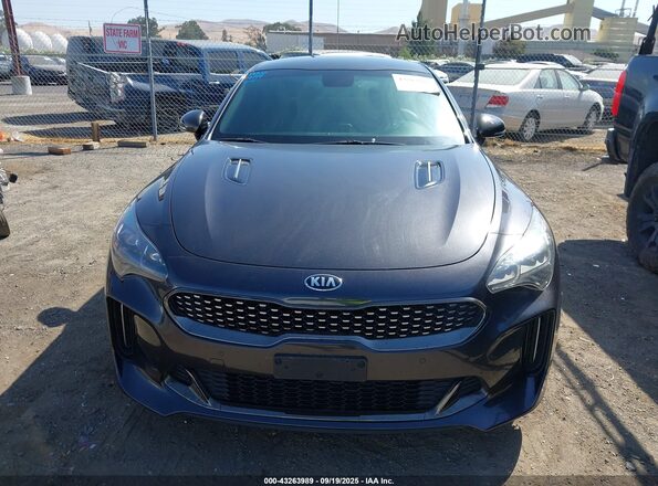KNAE35LC2M6098108 2021 KIA STINGER Gray Vista interior trasera