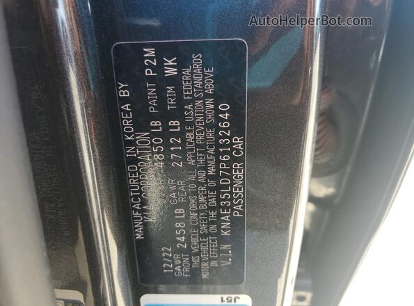 KNAE35LD7P6132640 2023 KIA STINGER Gray 
