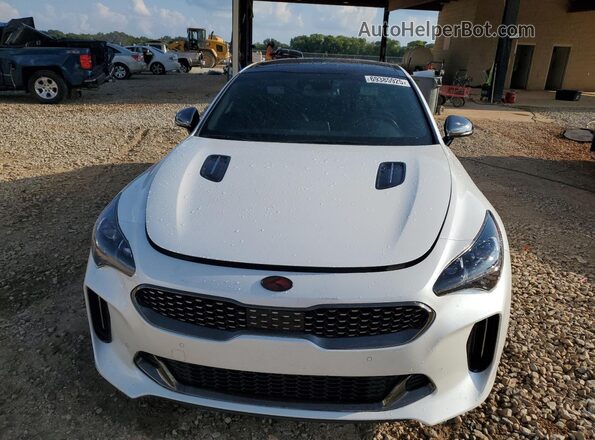 KNAE45LC5L6077460 2020 KIA STINGER White წინა ხედი