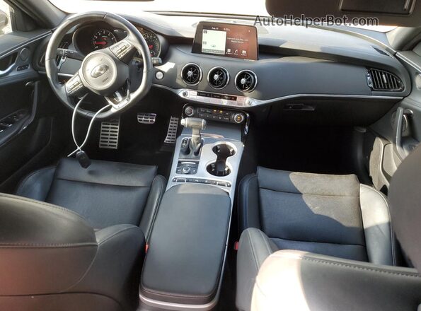 KNAE45LC5L6077460 2020 KIA STINGER White წინა პანელის ხედი