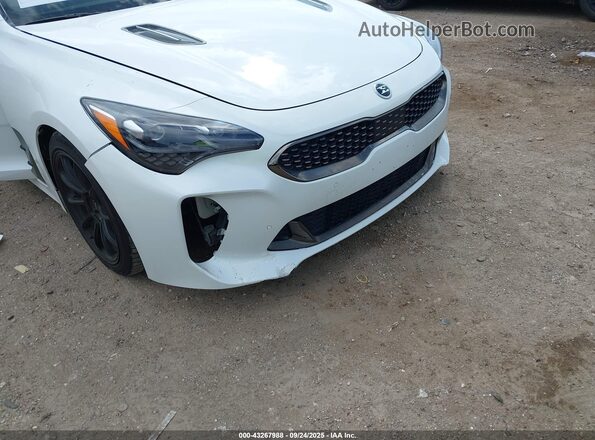 KNAE45LC6M6089750 2021 KIA STINGER White Vista frontal