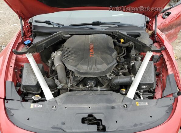 KNAE55LC4J6018460 2018 KIA STINGER Красный 