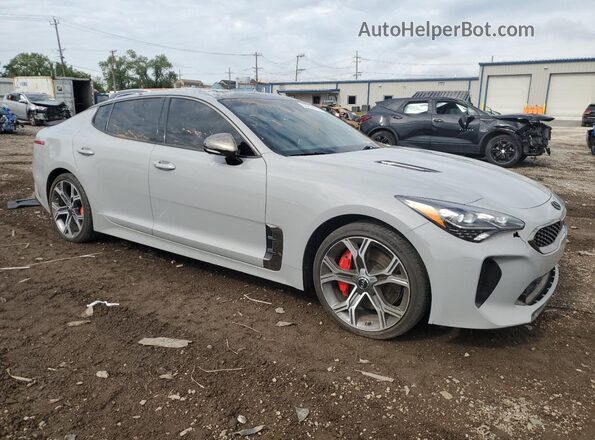 KNAE55LC4L6079634 2020 KIA STINGER Gray Передня права чверть