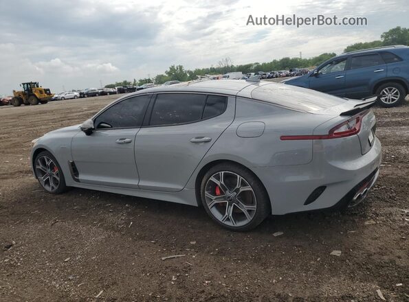 KNAE55LC4L6079634 2020 KIA STINGER Gray Задня ліва чверть