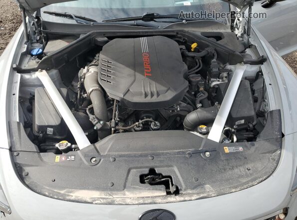 KNAE55LC4L6079634 2020 KIA STINGER Gray Вид задньої частини салону