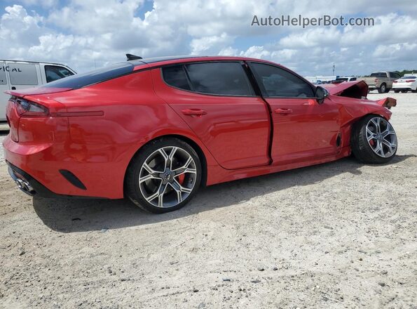 KNAE55LC9J6012170 2018 KIA STINGER Red 