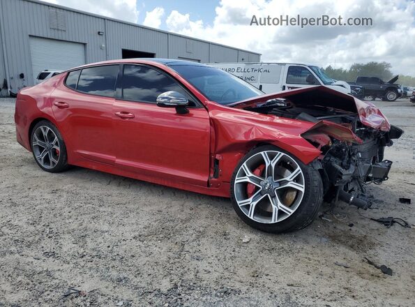 KNAE55LC9J6012170 2018 KIA STINGER Red 