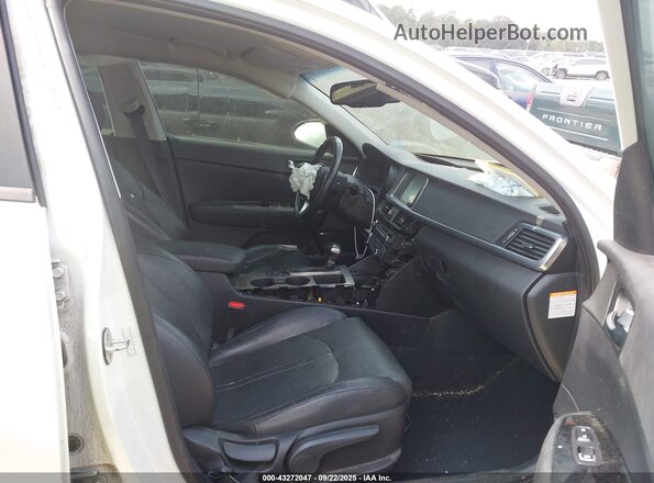 KNAGV4LD2H5010143 2017 KIA OPTIMA PLUG-IN HYBRID White Widok wnętrza z przodu