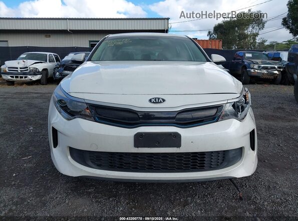 KNAGV4LD4H5007440 2017 KIA OPTIMA PLUG-IN HYBRID White უკანა სალონის ხედი