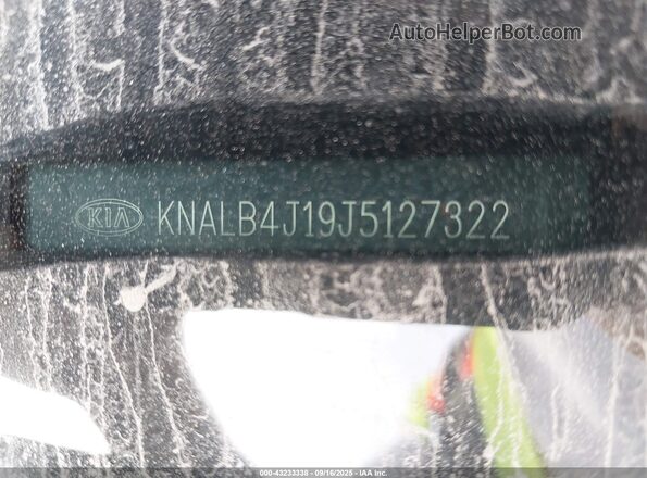 KNALB4J19J5127322 2018 KIA CADENZA Dark Blue 