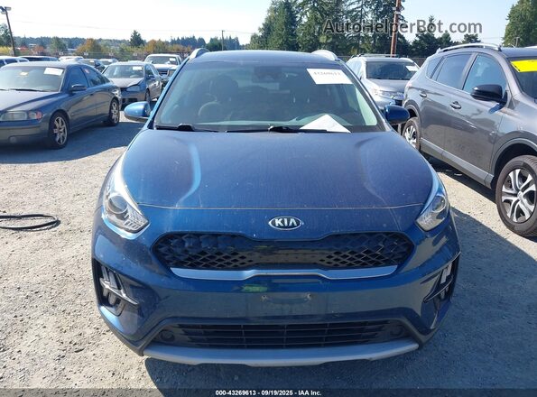 KNDCB3LC1L5435129 2020 KIA NIRO Blue Սալոնի հետևի տեսք