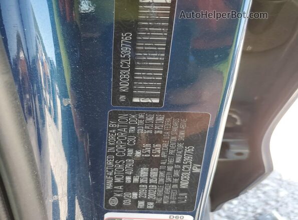 KNDCB3LC2L5397765 2020 KIA NIRO Blue 
