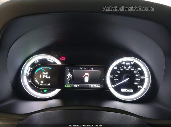 KNDCB3LC3H5051473 2017 KIA NIRO Серый Вид задних сидений