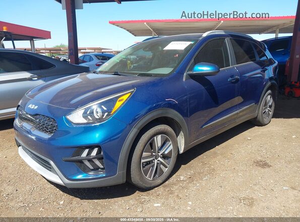 KNDCB3LC4N5535034 2022 KIA NIRO Blue Front left