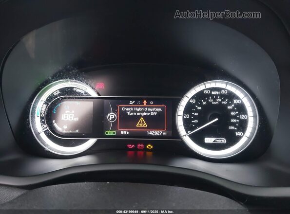 KNDCB3LC6J5175095 2018 KIA NIRO Blue Вид задніх сидінь