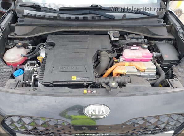 KNDCB3LC6M5468404 2021 KIA NIRO Black Հետևի տեսք