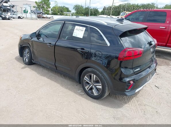 KNDCB3LC6M5468404 2021 KIA NIRO Black Հետևի ձախ
