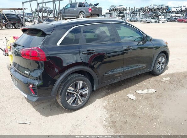 KNDCB3LC6M5468404 2021 KIA NIRO Black Հետևի աջ