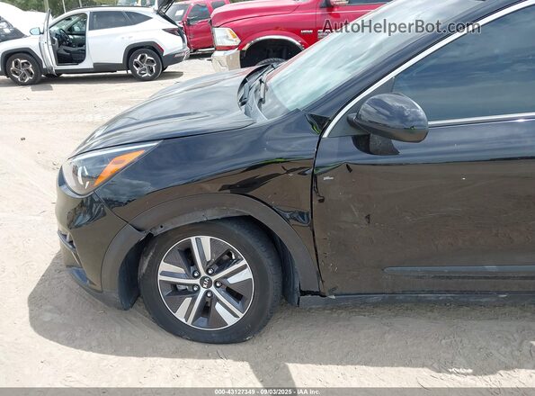 KNDCB3LC6M5468404 2021 KIA NIRO Black Դիմացի տեսք