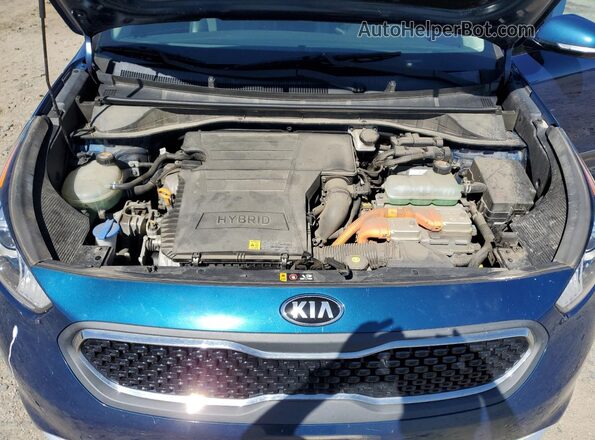 KNDCC3LC7K5265855 2019 KIA NIRO Blue Սալոնի հետևի տեսք